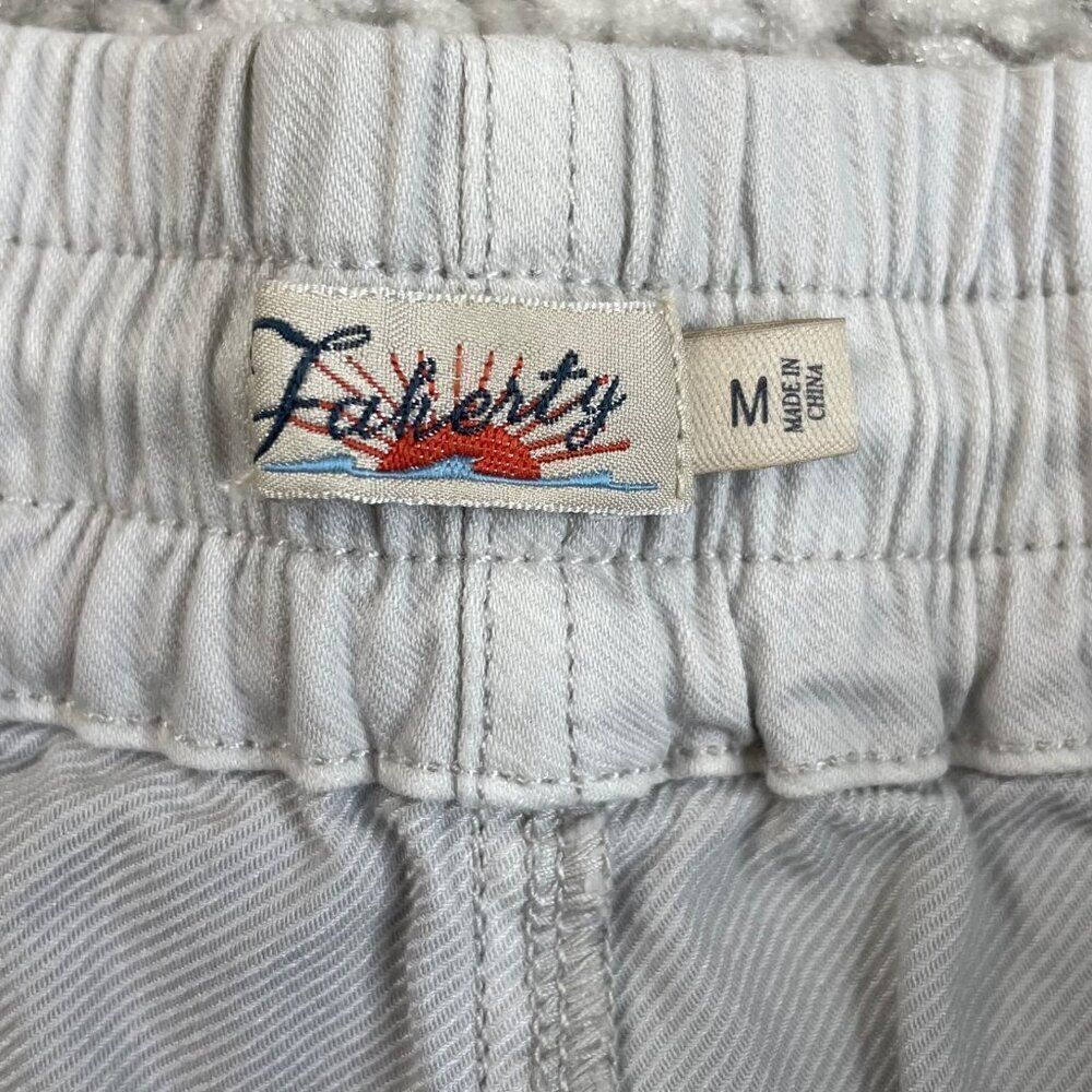 Faherty Essential Travel Drawstring Pants Beige - Picture 5 of 10